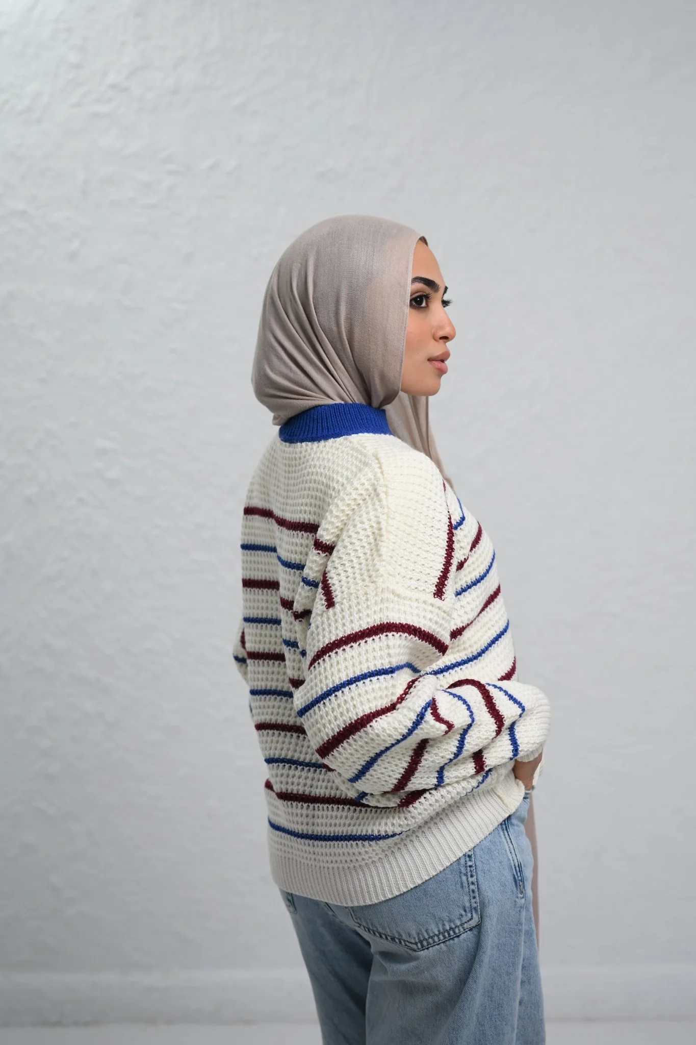 Striped Knit Pullover - Image 3