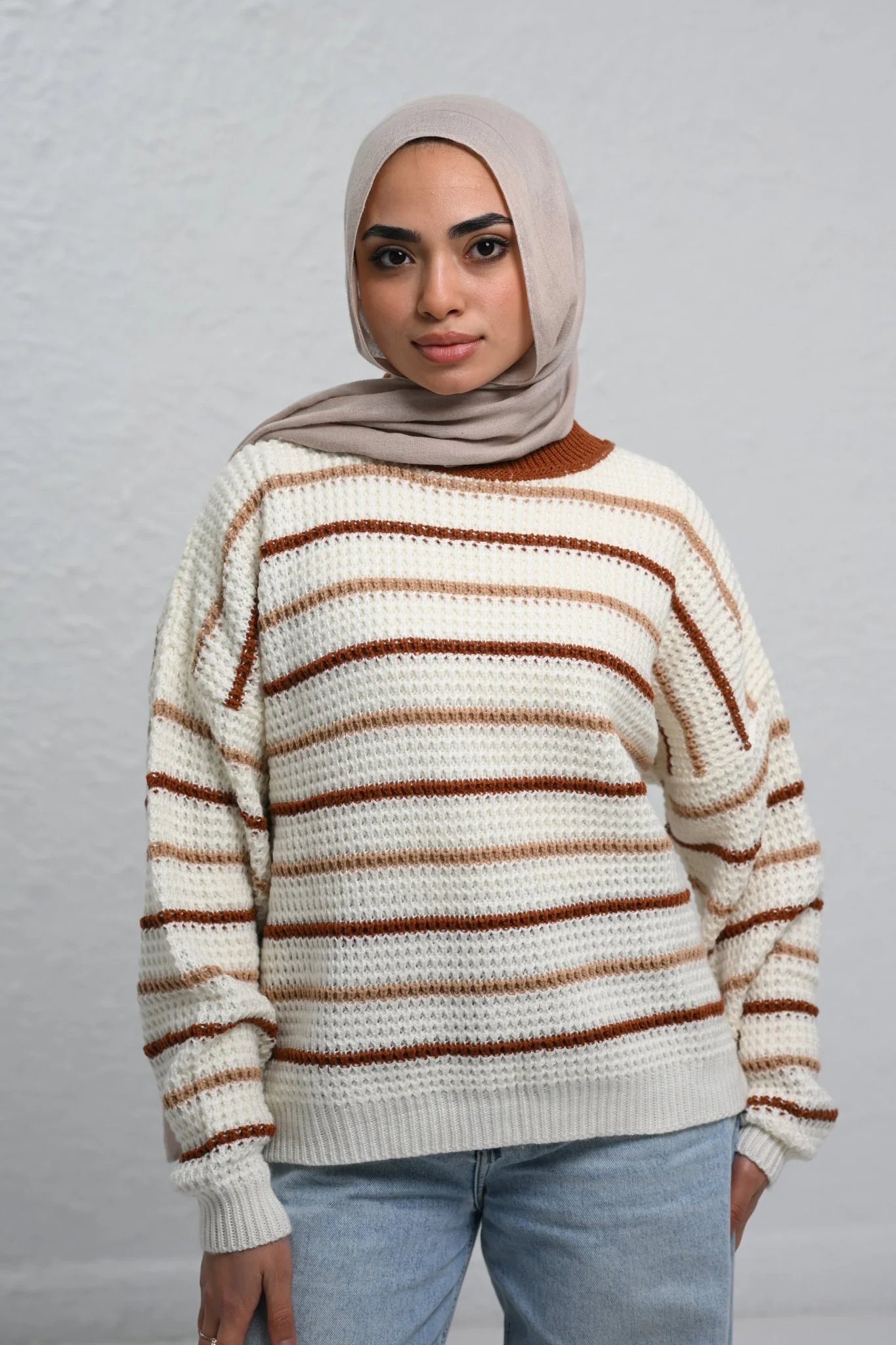 Striped Knit Pullover - Image 4