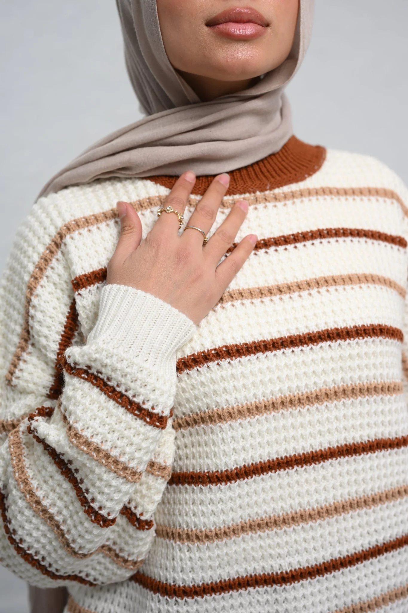 Striped Knit Pullover - Image 5
